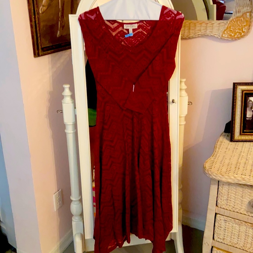 Jessica Simpson Maternity Lace Dress